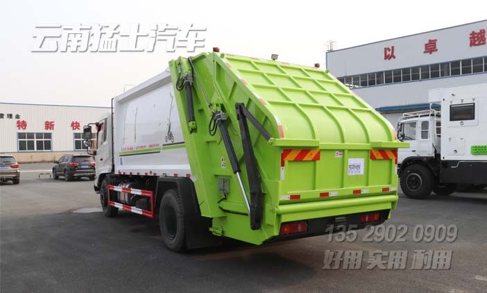 東風(fēng)天錦垃圾車(chē),12方壓縮式垃圾車(chē),環(huán)衛(wèi)垃圾車(chē),廢品回收車(chē),出售東風(fēng)垃圾車(chē),出售12方垃圾車(chē)