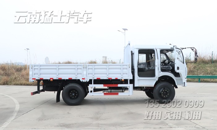 4*4東風(fēng)卡車(chē),輕型卡車(chē),越野卡車(chē),東風(fēng)雙排卡車(chē),3噸小型卡車(chē),貨箱4.2米
