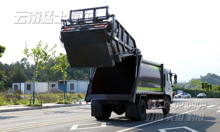 14方垃圾車,環(huán)衛(wèi)垃圾車,壓縮式垃圾車,東風(fēng)全自動垃圾車,市政環(huán)衛(wèi)車廠家